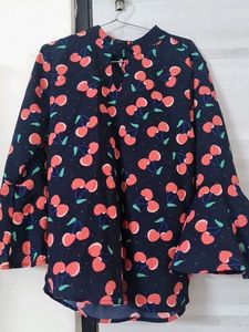 Cherry Print Blouse