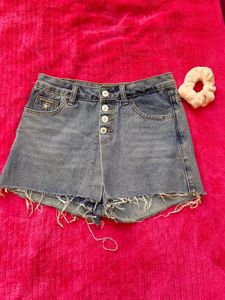 Denim Skorts