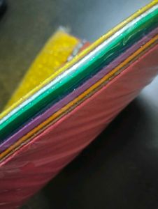Glittered Foam Papers