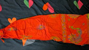 Ethnic Skirt with Peacock Design
