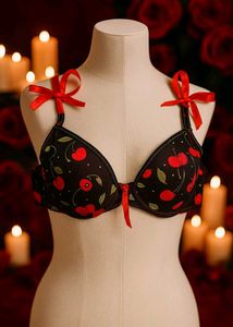 🇳🇿💫💗 Beautiful Cherry Print Bra