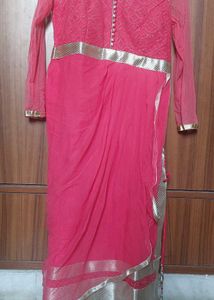 💃WOMEN PARTY WEAR SITCHED STRAIGHT DUPPATTA SET💃