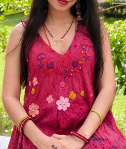 Floral Embroidered Dress