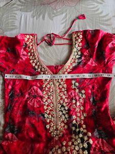 Batik Print Beaded Kurti