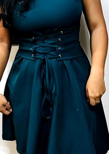 Teal Mini Dress