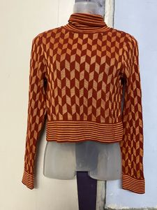 Pintrest Patterned Turtleneck Sweater