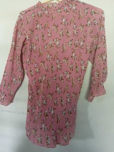 Floral Print Pink Top