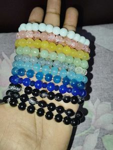 Glass Beads Bracelet All Designs Are Available