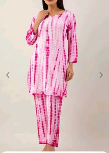 New With Tag  Celebravo  Tie Nd Dye Co Ord Set.