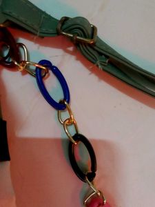 Color Block Shoulder Bag