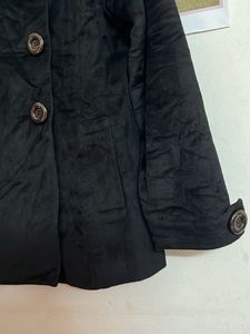 Stylish Black Buttoned Jacket