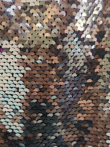 Sequins Top ( Silver and Blue-pink) Convertible
