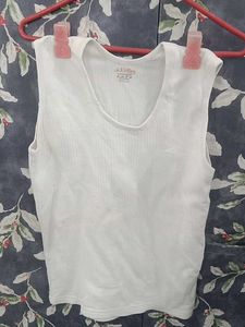Kidley White Tank Top