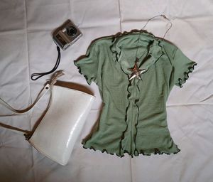 cottagecore Fairy Ruffle Top 🧚‍♂️