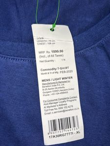 UCB New With TAG Striped Blue T-Shirt