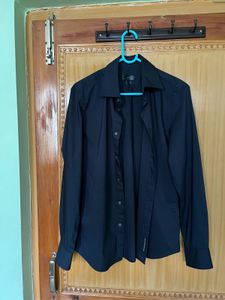 Mango Navy Shirt