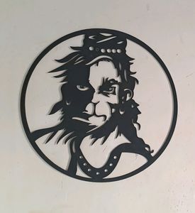 Mdf Bord Cutout Hanuman Photo