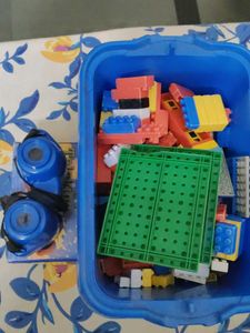 Teleking Blue Binoculars And Lego Set