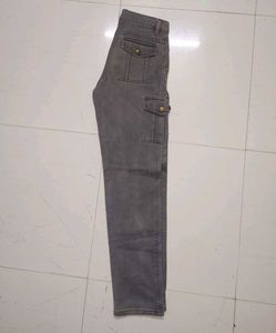 Grey Cargo Pants