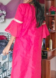 Beautiful Red Kurti Set... ❤️