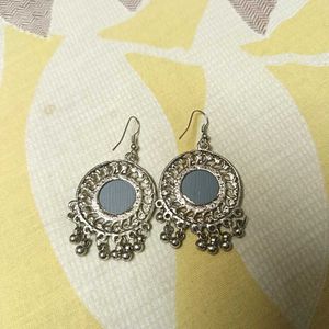 Boho bracelet and oxidised earrings