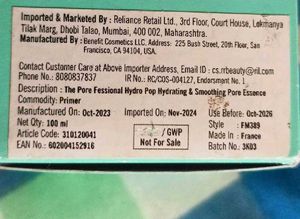 Benefit CosmeticsThe Porefessional Hydro Pop