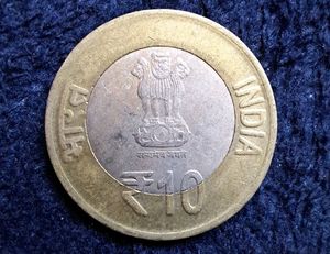 10 Rupee coins Gandhi Ji Return From SOUTH AFRICA