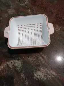 30 Rs Delivery Discount 🎉Fruit Container Strainer