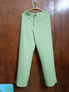 Light Green Women’s Straight Leg Trousers