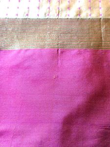 Pink &amp; Gold Ethnic silk saree