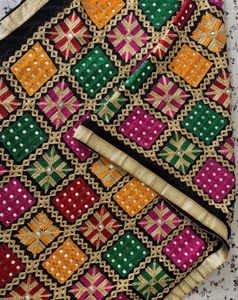 Embroidered Fulkari Dupatta