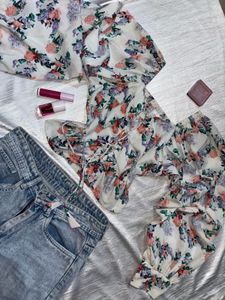 New Floral Print Top