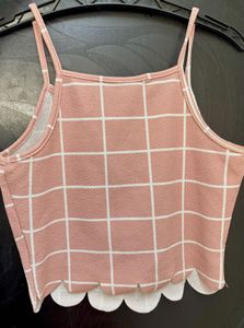 Peach Shein Crop Top