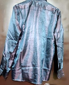 Multi Shining Party Wear Shirt 40 Chest