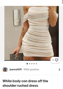 OFF SHOULDER BODYCON DRESS