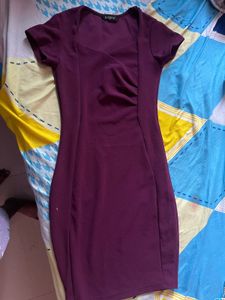 Harpa Purple Bodycon Dress
