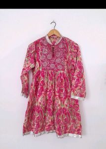 Multicolored Printed short Kurta