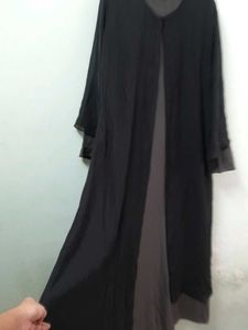Double Layered Abaya Made In UAE