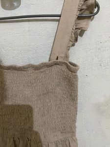 Cute Beige Sundress jumpsuit