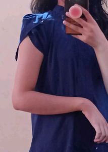 Navy Blue Stylish Top