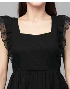 Chic Black Midi Dress