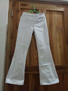 White Flared Jeans