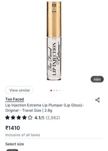 too faced lip injection