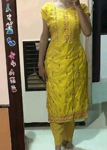 Elegant Yellow Kurta Set