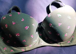 Floral Print Padded Bra