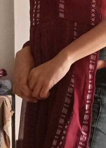 Stylish Maroon Kurta