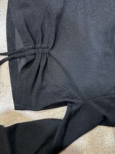 Sparkly Black Crop Top
