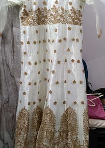 Elegant Embroidered Anarkali Suit