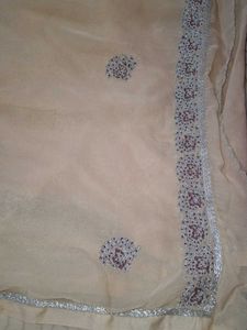 Pure Georgette Saree With Blouse