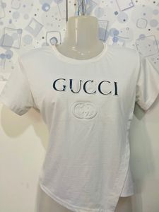 Designer White Crop Top